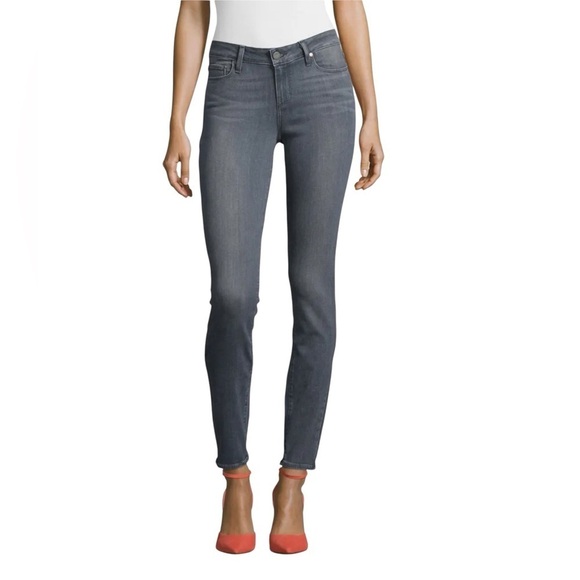 Paige Verdugo Ultra Skinny Jeans Sz 27 Silvie Gray - Picture 1 of 13
